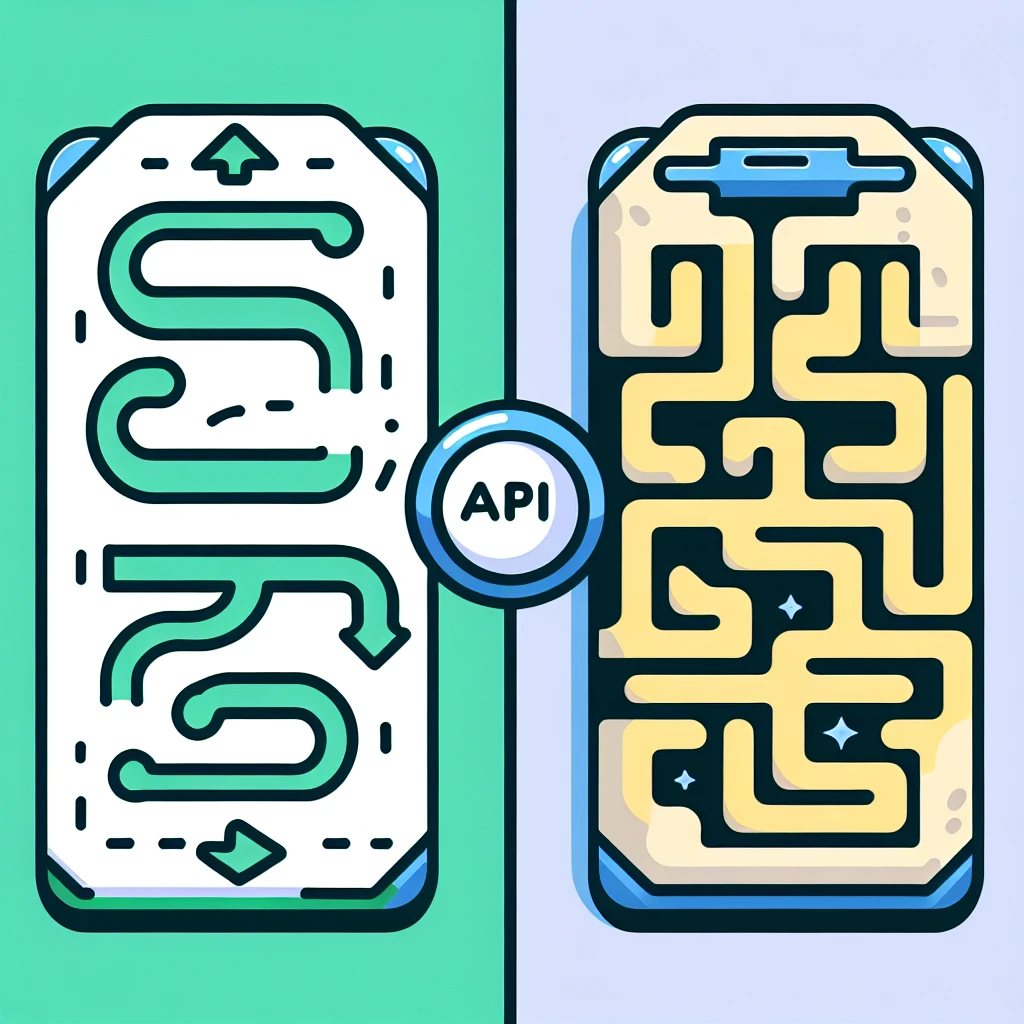 "Comparison of API scraping vs building a custom proxy pool illustrated with charts and graphs to demonstrate efficiency, cost-effectiveness, and ease of use for data extraction."